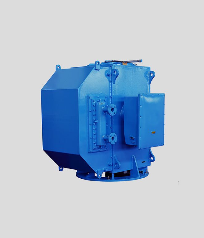 Medium voltage three-phase asynchronous motor for nuclear power station