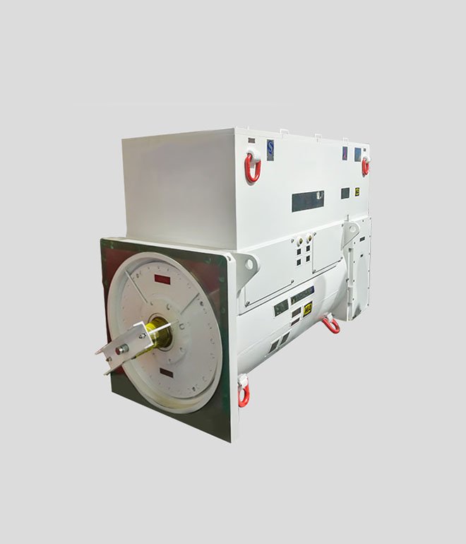 Variable frequency speed regulating integrated machine