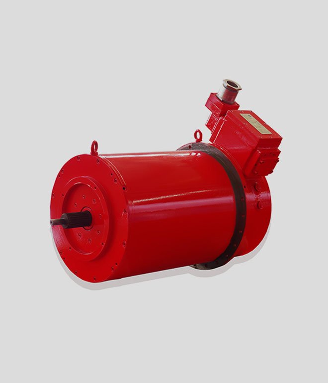 Three phase asynchronous motor for Shearer