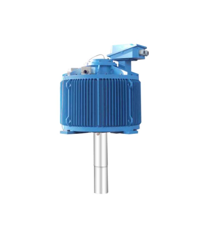 Air cooled island permanent magnet motor